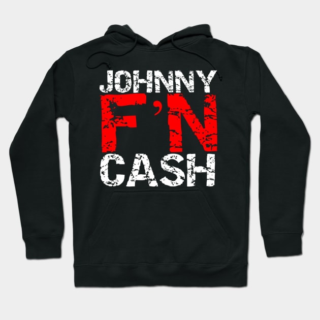 Johnny F'N Cash Hoodie by capognad